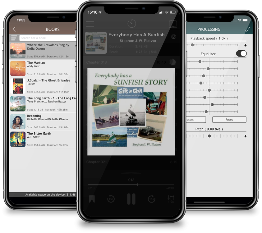 Audiobook Everybody Has A Sunfish Story by Stephan J. W. Platzer