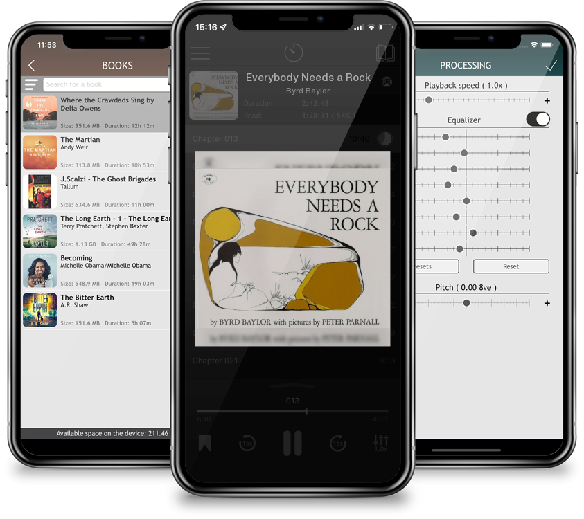 Audiobook Everybody Needs a Rock by Byrd Baylor