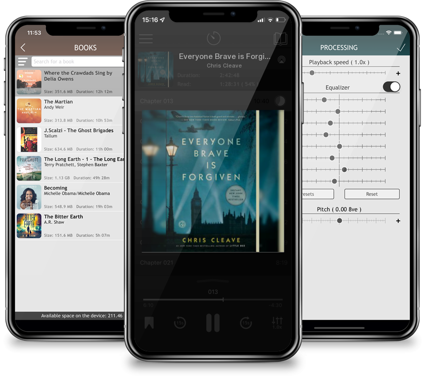 Audiobook Everyone Brave is Forgiven by Chris Cleave