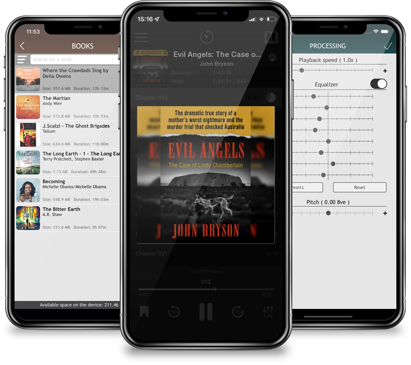 Audiobook Evil Angels: The Case of Lindy Chamberlain by John Bryson