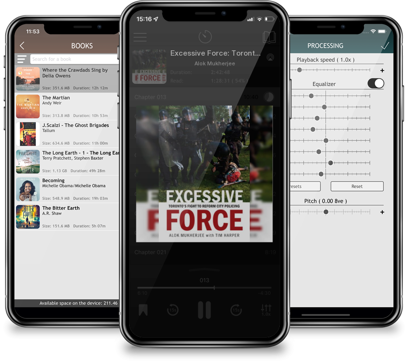 Audiobook Excessive Force: Toronto\'s Fight to Reform City Policing by Alok Mukherjee