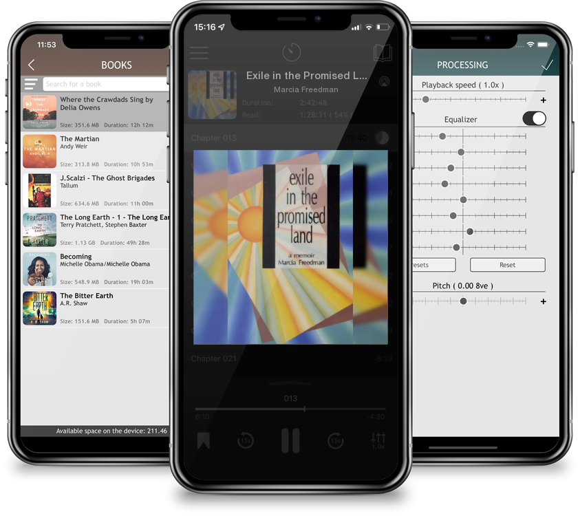 Audiobook Exile in the Promised Land: A Memoir by Marcia Freedman