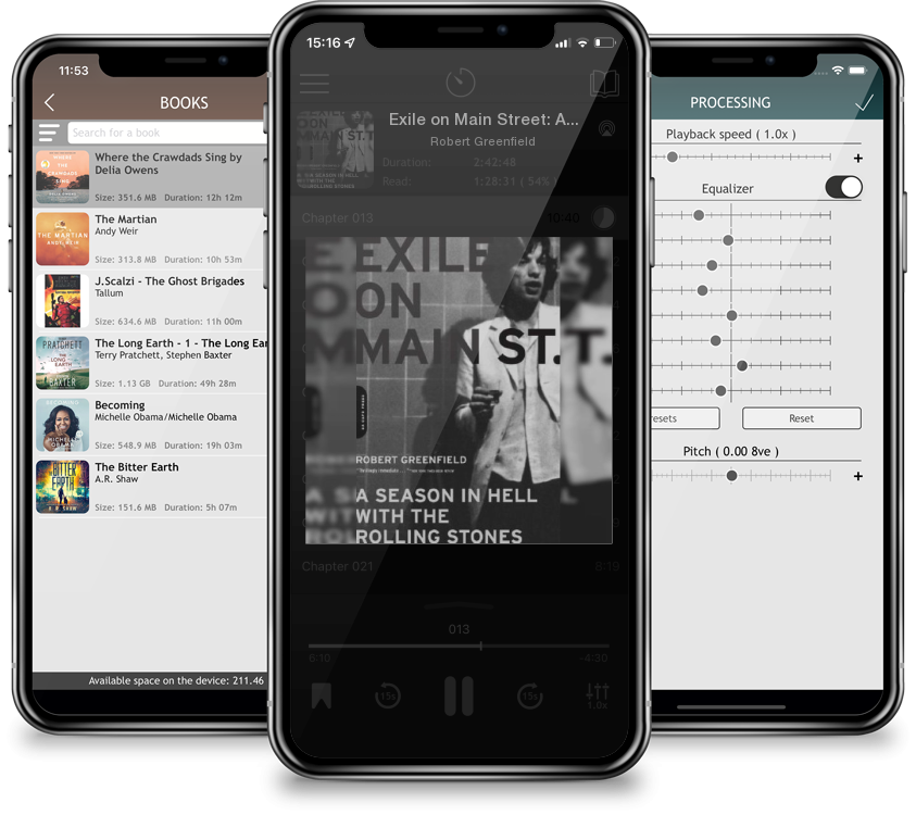 Audiobook Exile on Main Street: A Season in Hell with the Rolling Stones by Robert Greenfield