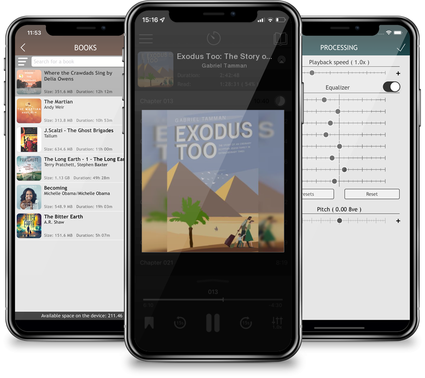 Audiobook Exodus Too: The Story of an Ordinary Egyptian Jewish Family in Extraordinary Times by Gabriel Tamman