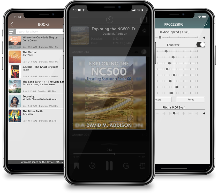 Audiobook Exploring the NC500: Travelling Scotland\'s Route 66 by David M. Addison
