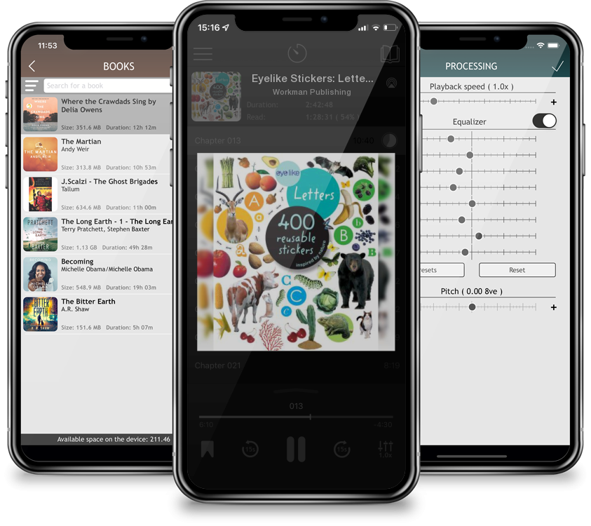 Audiobook Eyelike Stickers: Letters by Workman Publishing
