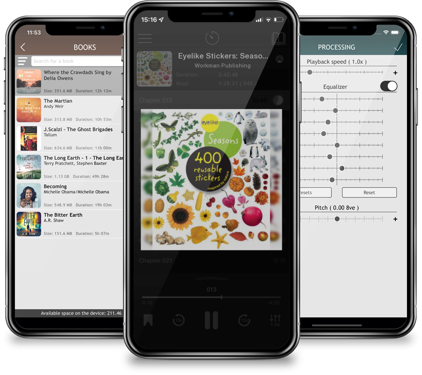 Audiobook Eyelike Stickers: Seasons by Workman Publishing