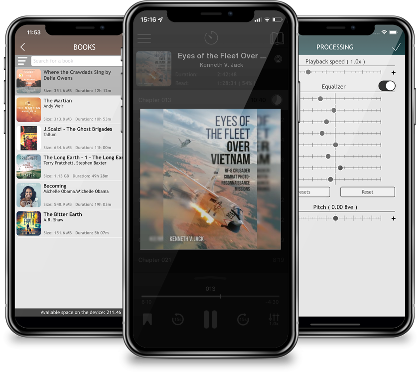 Audiobook Eyes of the Fleet Over Vietnam: Rf-8 Crusader Combat Photo-Reconnaissance Missions by Kenneth V. Jack