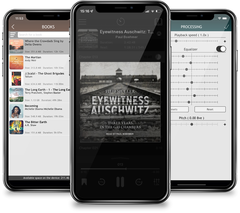 Audiobook Eyewitness Auschwitz: Three Years in the Gas Chambers (MP3 CD) by Paul Boehmer