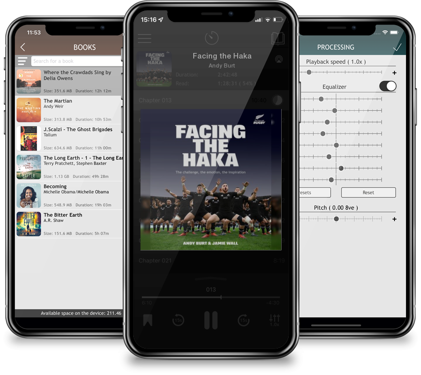 Audiobook Facing the Haka by Andy Burt