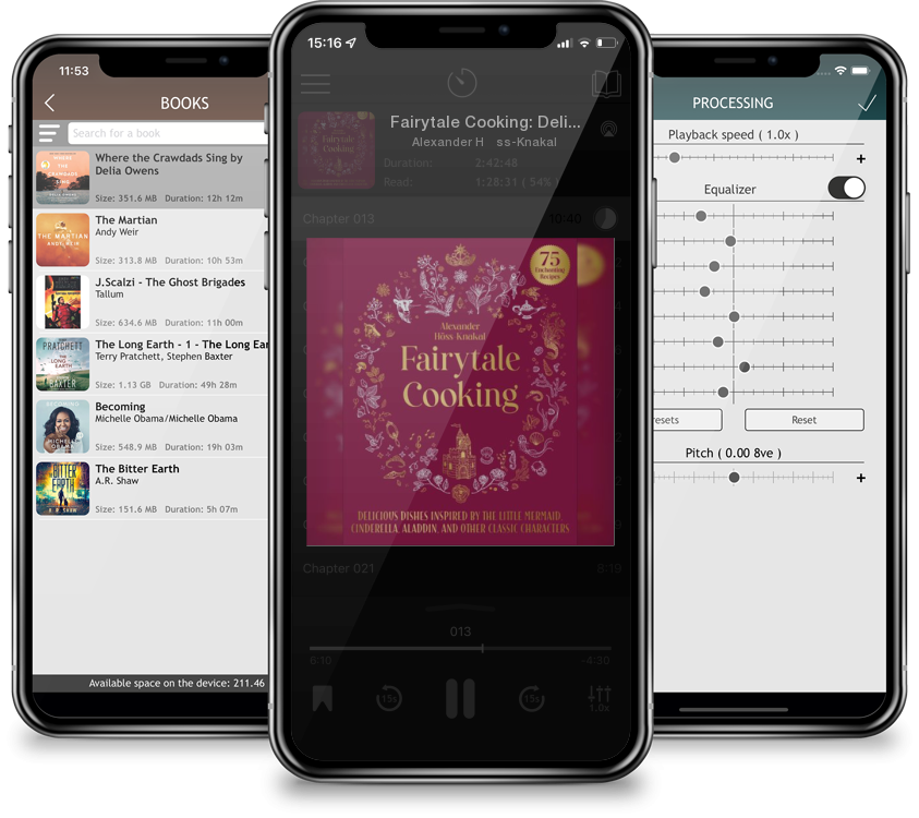 Audiobook Fairytale Cooking: Delicious Dishes Inspired by The Little Mermaid, Cinderella, Aladdin, and Other Classic Characters by Alexander Höss-Knakal