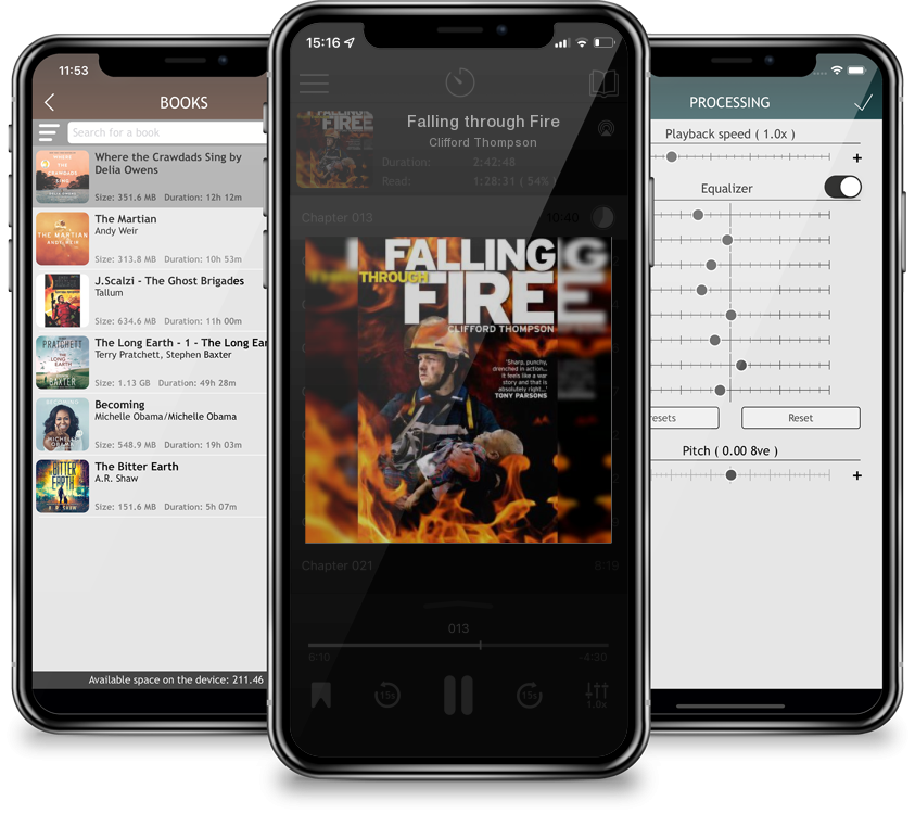Audiobook Falling through Fire by Clifford Thompson
