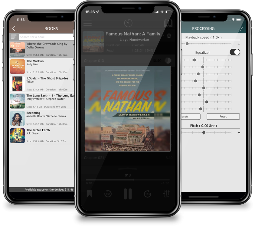 Audiobook Famous Nathan: A Family Saga of Coney Island, the American Dream, and the Search for the Perfect Hot Dog by Lloyd Handwerker