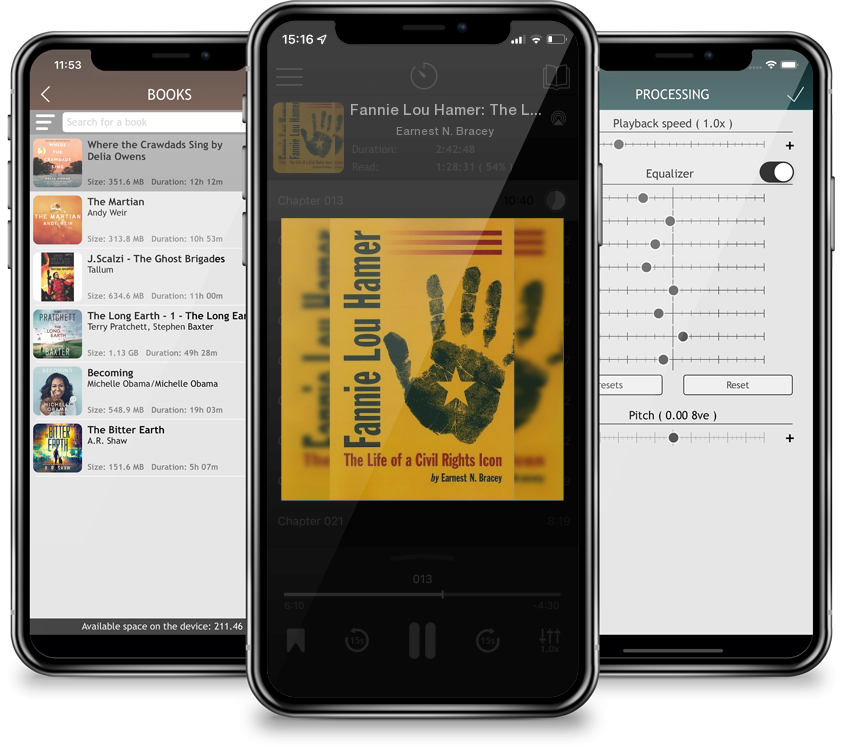 Audiobook Fannie Lou Hamer: The Life of a Civil Rights Icon by Earnest N. Bracey