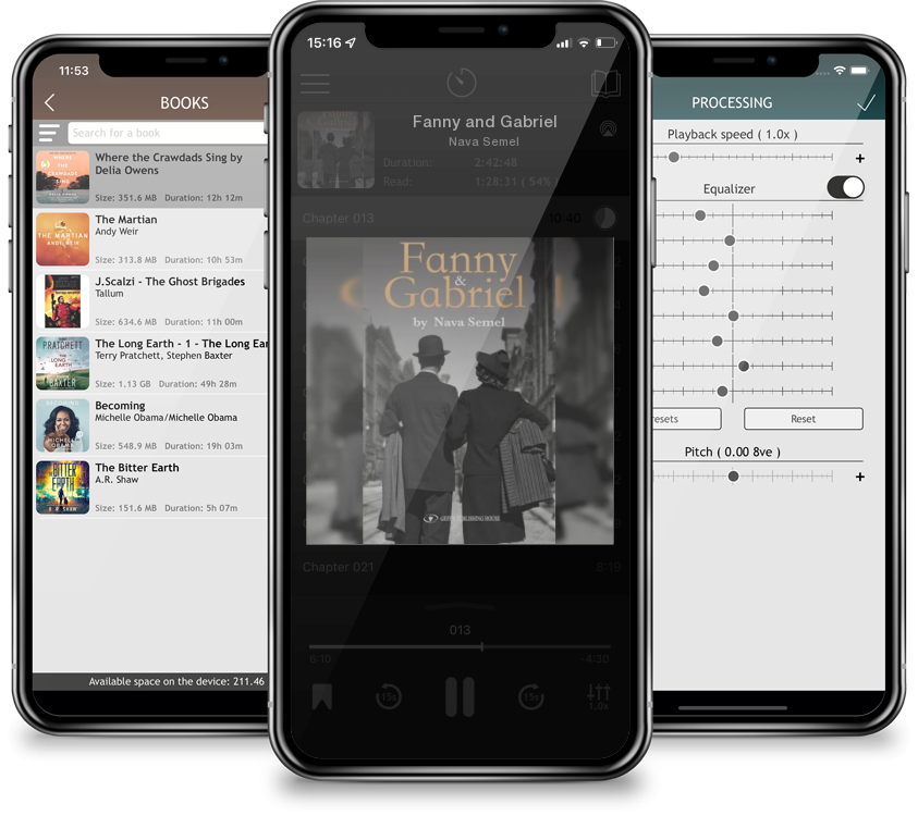 Audiobook Fanny and Gabriel by Nava Semel