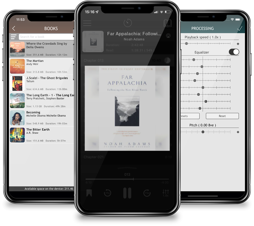 Audiobook Far Appalachia: Following the New River North by Noah Adams