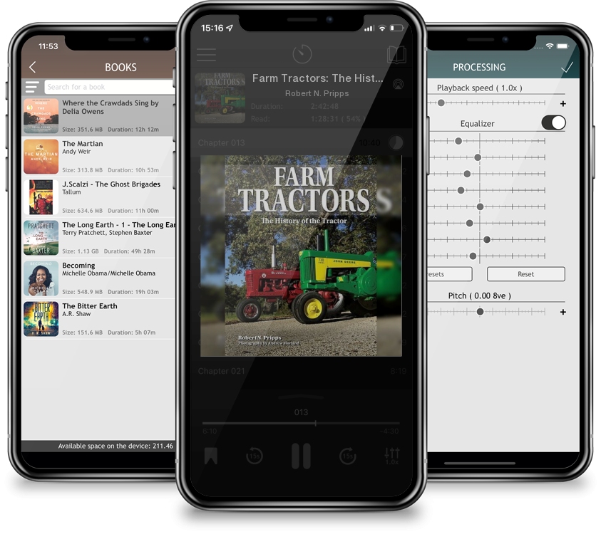 Audiobook Farm Tractors: The History of the Tractor by Robert N. Pripps