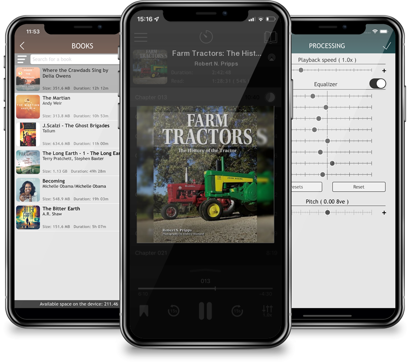 Listen Farm Tractors: The History of the Tractor by Robert N. Pripps in MP3 Audiobook Player for free