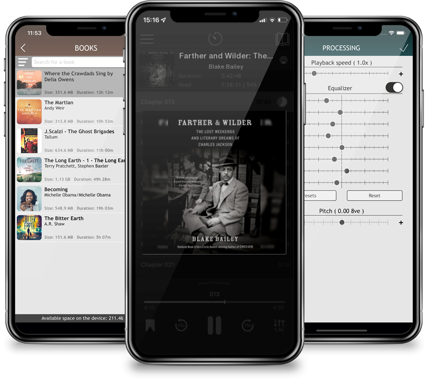 Audiobook Farther and Wilder: The Lost Weekends and Literary Dreams of Charles Jackson by Blake Bailey