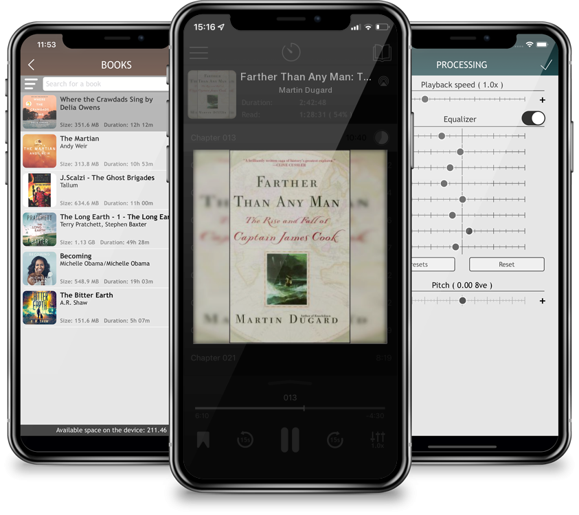 Audiobook Farther Than Any Man: The Rise and Fall of Captain James Cook by Martin Dugard