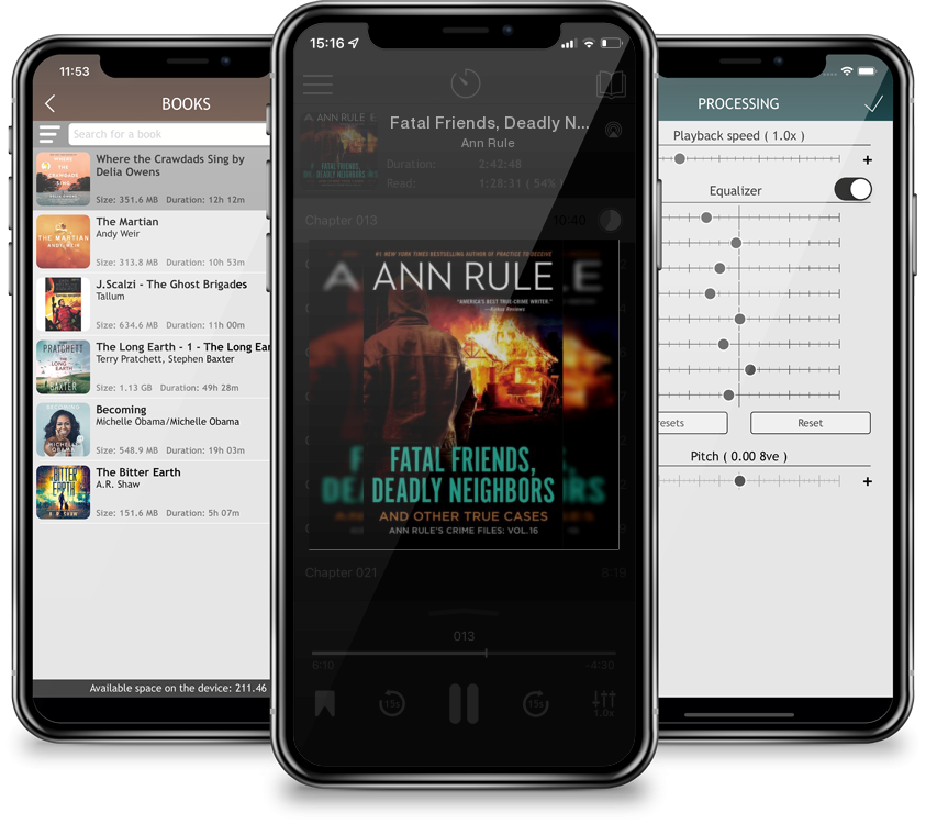Audiobook Fatal Friends, Deadly Neighbors: Ann Rule\'s Crime Files Volume 16 by Ann Rule