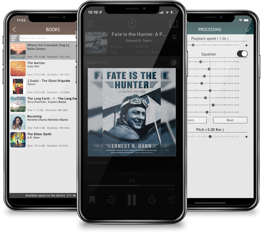Audiobook Fate is the Hunter: A Pilot\'s Memoir by Ernest K. Gann