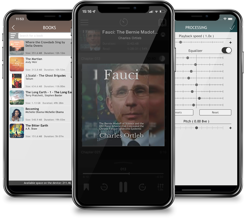 Audiobook Fauci: The Bernie Madoff of Science and the HIV Ponzi Scheme that Concealed the Chronic Fatigue Syndrome Epidemic by Charles Ortleb