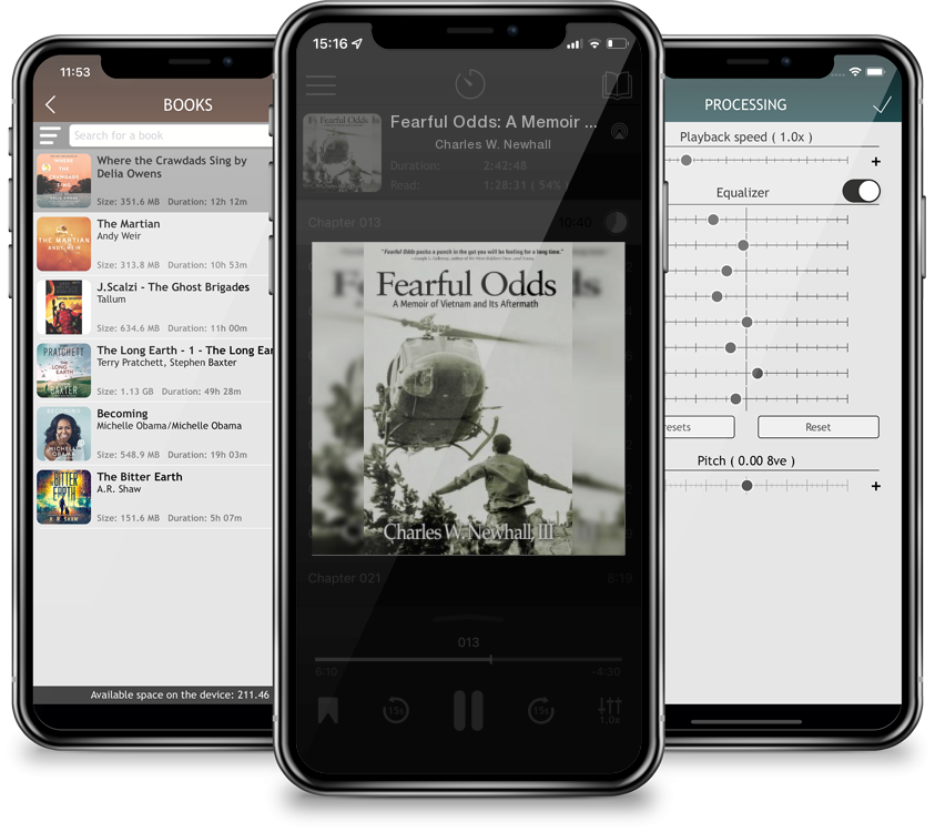 Audiobook Fearful Odds: A Memoir of Vietnam and Its Aftermath by Charles W. Newhall