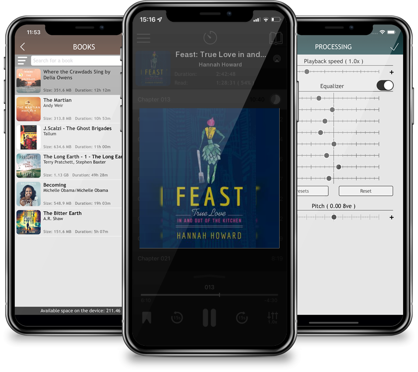 Audiobook Feast: True Love in and Out of the Kitchen by Hannah Howard