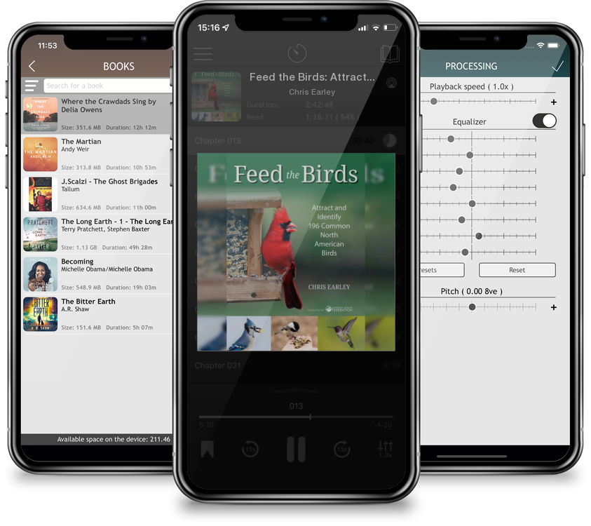 Audiobook Feed the Birds: Attract and Identify 196 Common North American Birds by Chris Earley