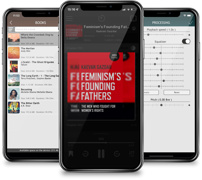 Audiobook Feminism\'s Founding Fathers: The Men Who Fought for Women\'s Rights by Kaevan Gazdar