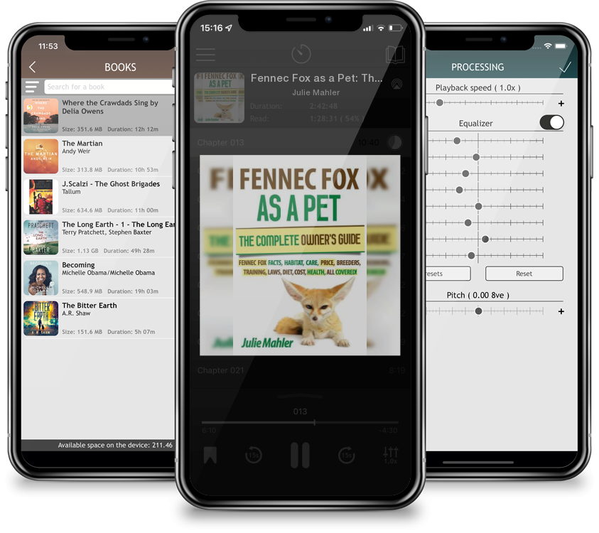 Audiobook Fennec Fox as a Pet: The Complete Owner\'s Guide.: Fennec Fox facts, habitat, care, price, breeders, training, laws, diet, cost, health, all by Julie Mahler