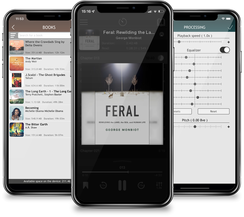 Audiobook Feral: Rewilding the Land, the Sea, and Human Life by George Monbiot