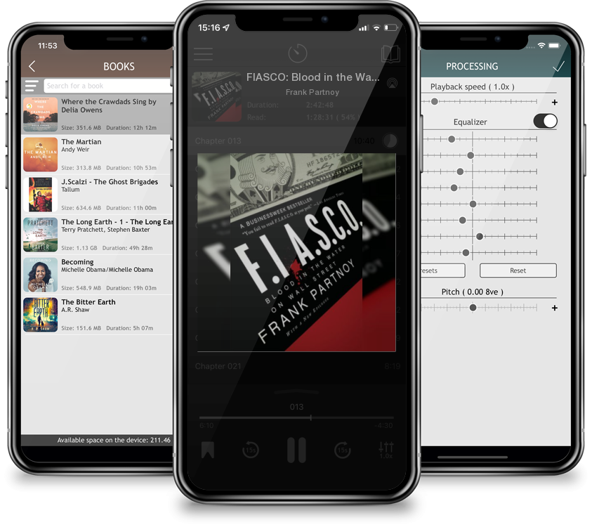 Audiobook FIASCO: Blood in the Water on Wall Street by Frank Partnoy