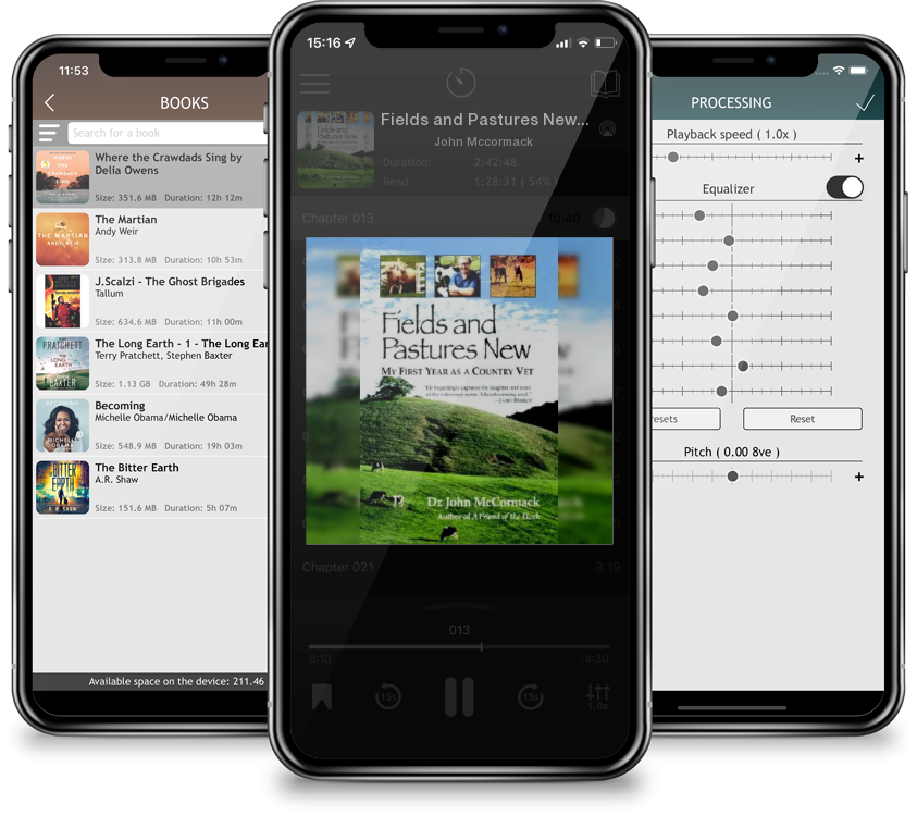 Audiobook Fields and Pastures New: My First Year as a Country Vet by John Mccormack