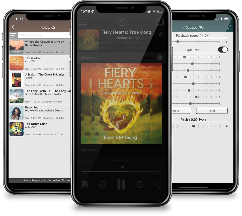 Audiobook Fiery Hearts: True Conquering Stories by Bonnie Young