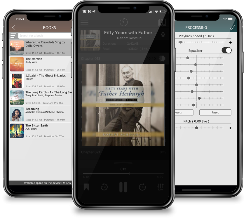 Audiobook Fifty Years with Father Hesburgh: On and Off the Record by Robert Schmuhl