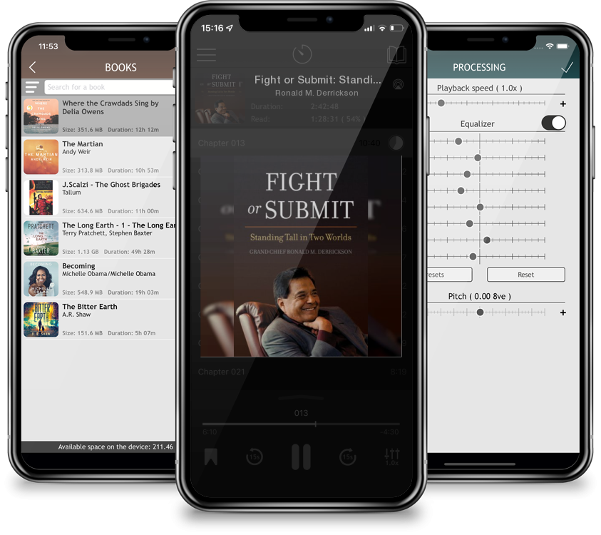 Audiobook Fight or Submit: Standing Tall in Two Worlds by Ronald M. Derrickson
