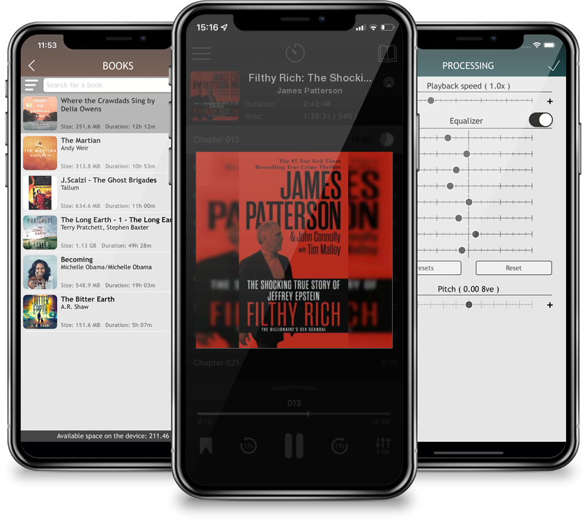 Audiobook Filthy Rich: The Shocking True Story of Jeffrey Epstein – The Billionaire’s Sex Scandal (James Patterson True Crime #2) (Mass Market) by James Patterson