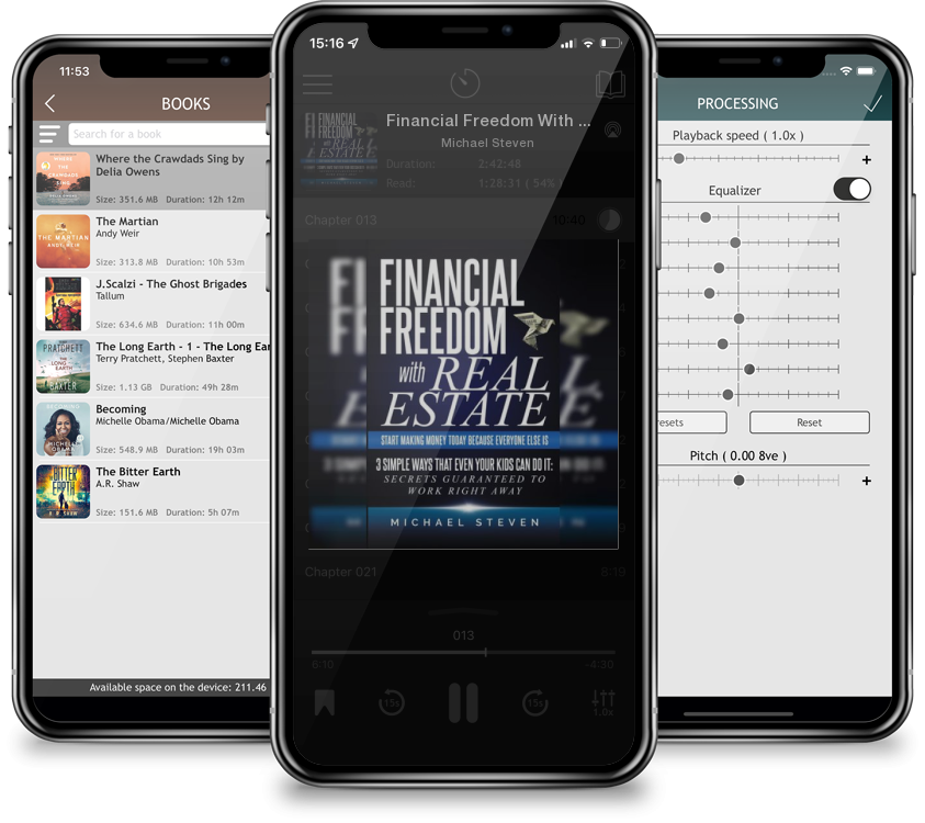 Audiobook Financial Freedom With Real Estate: Start Making Money Today Because Everyone Else Is: 3 Simple Ways That Even Your Kids Can Do It: Secrets Guaranteed by Michael Steven