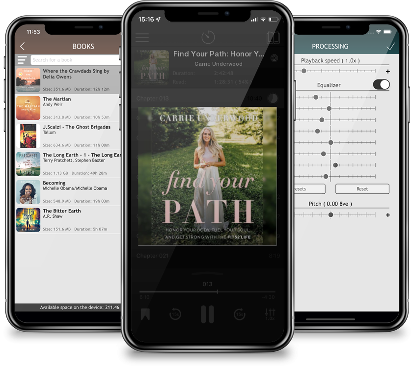 Audiobook Find Your Path: Honor Your Body, Fuel Your Soul, and Get Strong with the Fit52 Life by Carrie Underwood