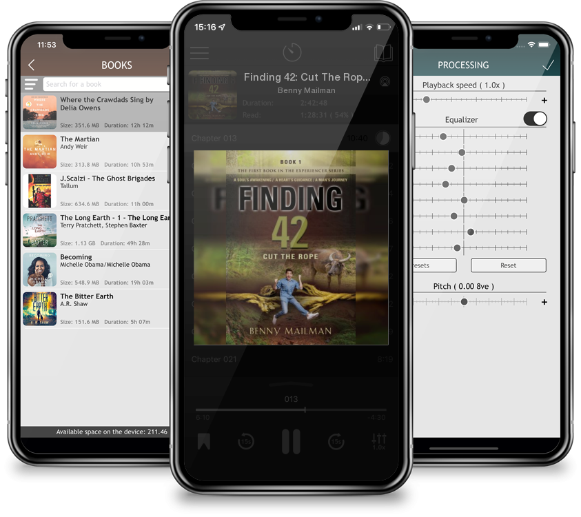 Audiobook Finding 42: Cut The Rope by Benny Mailman