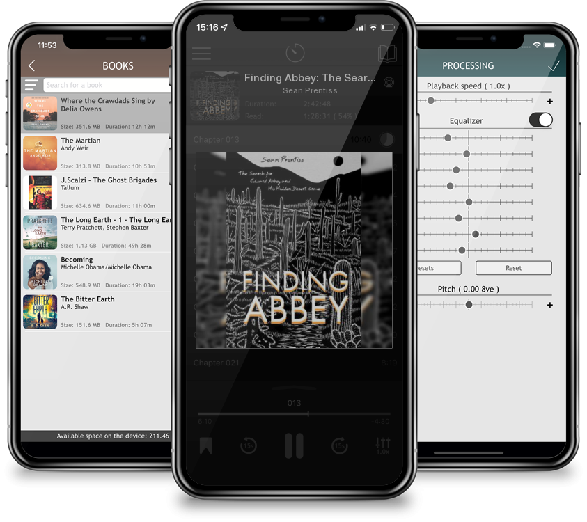 Listen Finding Abbey: The Search for Edward Abbey and His Hidden Desert Grave by Sean Prentiss in MP3 Audiobook Player for free