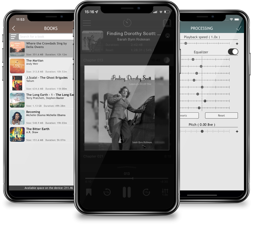 Audiobook Finding Dorothy Scott: Letters of a Wasp Pilot by Sarah Byrn Rickman