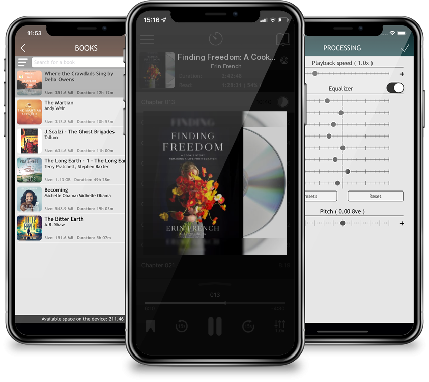 Audiobook Finding Freedom: A Cook\'s Story; Remaking a Life from Scratch (CD-Audio) by Erin French