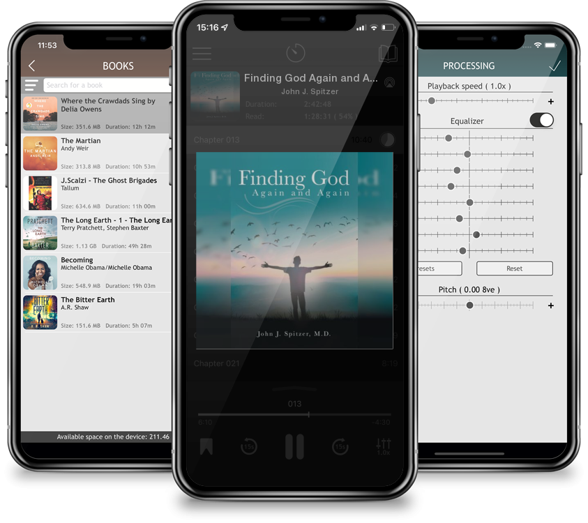 Listen Finding God Again and Again by John J. Spitzer in MP3 Audiobook Player for free