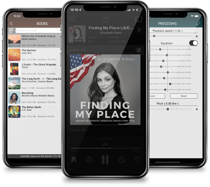 Audiobook Finding My Place Lib/E: Making My Parents\' American Dream Come True (Compact Disc) by Elizabeth Pipko
