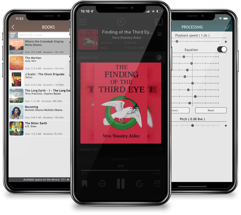 Audiobook Finding of the Third Eye by Vera Stanley Alder