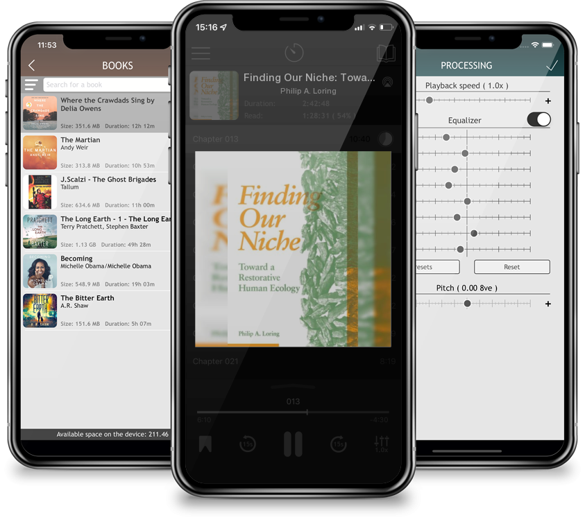 Audiobook Finding Our Niche: Toward a Restorative Human Ecology by Philip A. Loring