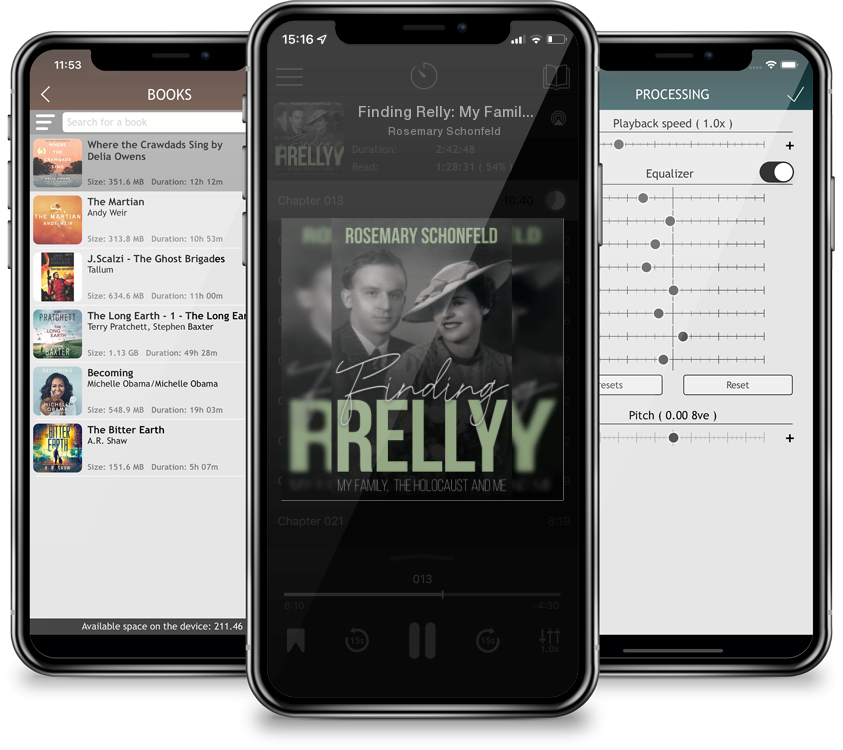 Audiobook Finding Relly: My Family, The Holocaust and Me by Rosemary Schonfeld